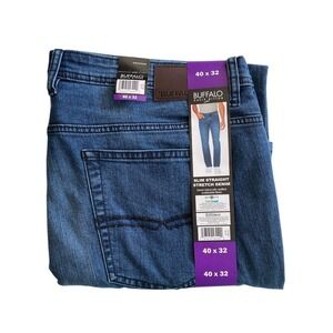 Buffalo‎ David Bitton Men's Jackson Slim Straight Fit Stretch Blue 40 X 32 Jeans